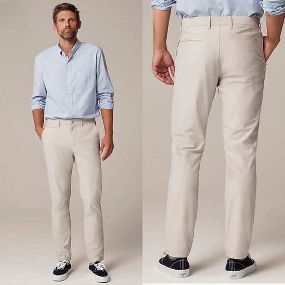 NWT J CREW 770 Straight-fit tech pant in Taupe size 32/34 - Picture 1 of 9